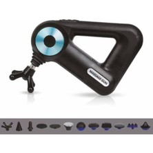 Massage Gun Siyah PR-345 12 Başlıklı Profesyonel Masaj Tabancası