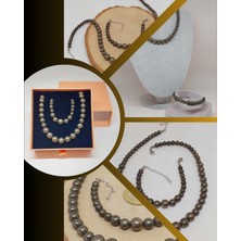 Yaşam Tohumu Galaksi Serisi Pirit Taşı Kolye & Bileklik Seti