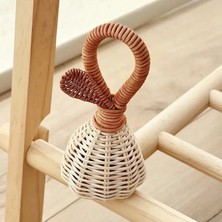 Hakici Rattan Bambu Çıngırak / Marakas Bebek Odası Dekoru