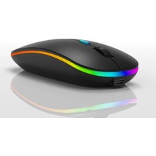 Gökkuşağı Kablosuz Rgb Ledli Şarjlı 2.4ghz Wireless Mouse