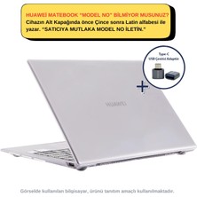 SyncCase Huawei Kılıf Huawei MateBook 13 (2018-2019-2020 YILI) ile Uyumlu Parlak Kristal Kılıf