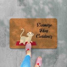 M&H Quality Dijital Baskılı Kapı Önü Paspas Hoşgeldiniz  Yazılı Desenli Çok Amaçlı Iç Ve Dış Kapı Önü Paspas I Mutfak Ve Lavabo Uygundur