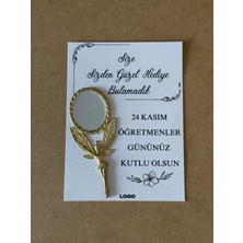Atatuğ Hediyelik Öğretmenler Günü Kartlı Hediyelik Melek Ayna 10LU Paket