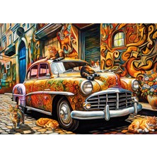 KS Games Cats On The Car 500 Parça Puzzle