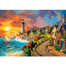 KS Games Lighthouse By The Sea 1000 Parça Puzzle