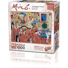 KS Games Carnival Of Harlequin Joan Miro 1000 Parça Puzzle