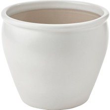 Hobiurun Beton saksı, beyaz, 19 cm