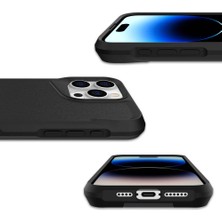 Apple iPhone 15 Pro Max Kılıf Airbag Kenarlı T-Max Mat Standlı Kapak