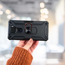 Pazarella Xiaomi Redmi Note 9 Yüzüklü Standlı Tlp Tank Kılıf  (Armor Mılıtary Case)