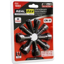 9  Parça   - 5-13 mm Manyetik Somun Sökme - Çatı Adaptörü (4764)