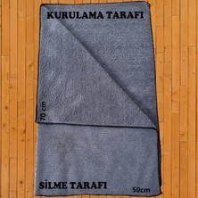 Ang Temizlik Mikrofiber Oto Kurulama Yıkama Havlusu 50X70 cm Araba Logolu Bez 400GSM