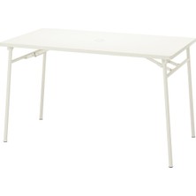 Hobiurun Katlanabilir Masa, Beyaz, 130X74X75 cm