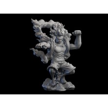 Internos Design Luffy Gear 4 Anime Snakeman Figür - 10 cm