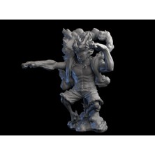 Internos Design Luffy Gear 4 Anime Snakeman Figür - 10 cm