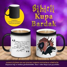 Asilmeydan Atatürk Egemenlik Yazılı Sihirli Hediyelik Kupa Bardak-S457540