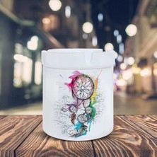 Asilmeydan Renkli Düş Kapanı Baskılı Küllük Kül Tablası -32201