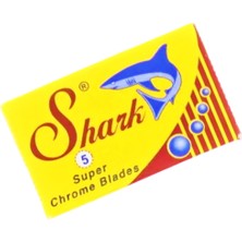 Shark Super Chrome Tıraş Bıçağı 1 Adet 5'Li Kutu Jilet (5 Adet Yaprak Jilet)