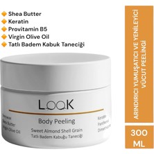 Look Vücut Peelingi  Arındırıcı Yumuşatıcı Yenileyici Aydınlatıcı ve Temizleyici 300 gr