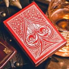 King Star Sanctuary Red Premium Oyun Kağıdı Limited Edition Koleksiyonluk Iskambil Kartları