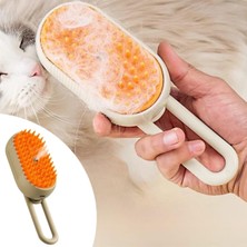 Miray Life Saplı Su Püskürtmeli Kedi Köpek Fırçası Masaj Etkili Tüy Toplama Tarağı (4 - EMY4233-8463