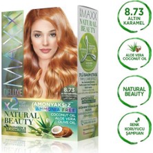 Miray Life Natural Beauty Amonyaksız Saç Boyası 8.73 Altın Karamel - EMY3373-5551