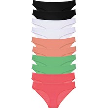 Miray Life 10 Adet Süper Eko Set Likralı Kadın Slip Külot 504 - EMY8726-8150