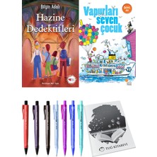 Vapurları Seven Çocuk ve Hazine Dedektifleri 2'li Set + Hediyeli