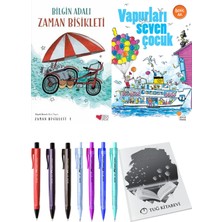 Vapurları Seven Çocuk ve Zaman Bisikleti 1 2li Set + Hediyeli