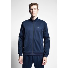 Lescon Lacivert Erkek Fermuarlı Sweatshirt 23S-1247-23N