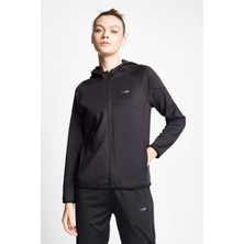 Lescon 24B-2001 Günlük Fermuarlı Kadın Kapşonlu Sweatshirt