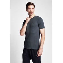 Lescon Antrasit Erkek Kısa Kollu T-Shirt 24S-1294-24B