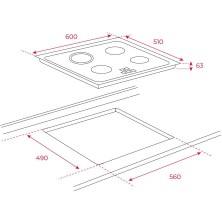 Teka Tt 6315 Vitroseramik Elektirikli Ocak