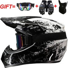 Mundo Venta Unisex Yetişkin Motosiklet Kaskı Off-Road Kask Seti (Yurt Dışından)