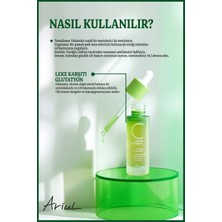 Ariul Green C Vitaminli Yüz Ampulü 15 ml|Ton Eşitleyici, Leke Karşıtı|Glutatyon, 13 Vitamin Kompleks