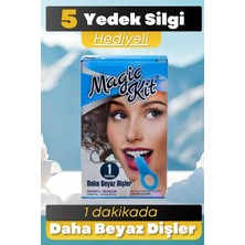 Magic Kit Diş  Silgisi 1 Aparatlı + 5 Yedek Süngerli Set 1 Paket