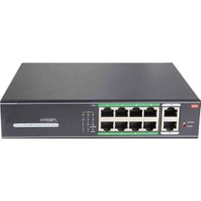 Pg H1108PLS 8 Port 10/100MBPS Poe Switch 2 Uplink - 8 Port Poe Switch 100W Watt