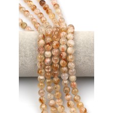 Alibaba Doğaltaş Sitrin Doğaltaş Dizi 8 mm Fasetli Küre Kesim