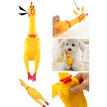 Biton Toptan Sesli Horoz Eğlenceli Köpek ve Kediler Için Sesli Öten Horoz Oyuncak 28 cm