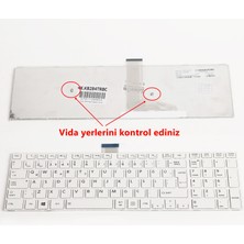 LineOn Toshiba Nsk-Tvqsu 0t Notebook Klavye Beyaz Çerçeveli