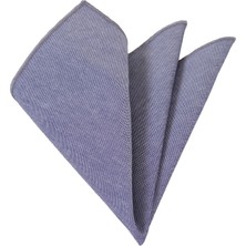 Exve Exclusive Lacivert Gri Sade Yaka Mendili