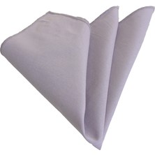 Exve Exclusive Gri Sade Tek Renk  Pamuk Yaka Mendili