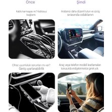 Carplay Araba Için Multi Medya Oynatıcı Mini Kablosuz Ikisi Bir Arada Androit Ios Otomatik Bağlanti