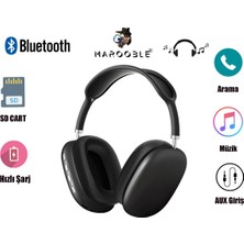 MAROOBLE P9 Plus Kablosuz 5.0 Mikrofonlu Bluetooth Kulaklık P9 Kulaklık