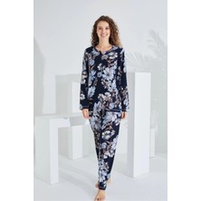Etoile 98282 Kadın %100 Pamuk Uzun Kol Kadın Pijama Takımı