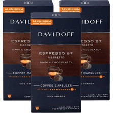 Davidoff Espresso 57 Ristretto Dark & Chocolatey Kapsül Kahve x 3 Adet