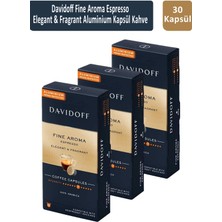 Davidoff Fine Aroma Espresso Elegant & Fragrant Kapsül Kahve x 3 Adet