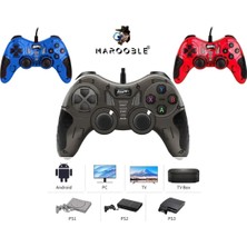 MAROOBLE Kablolu Gamepad Pc Tv Ps1 Ps2 Ps3 USB Oyun Kolu