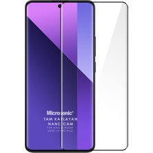 Microsonic Xiaomi Redmi Note 13 Pro Plus 5g Tam Kaplayan Nano Cam Ekran Koruyucu Siyah