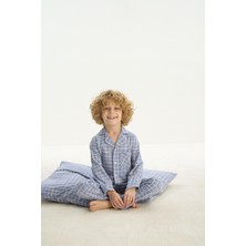 Zeyzey 8748 Erkek Çocuk Önden Düğmeli Pijama Takım