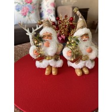 Aydizaynn Yılbaşı Noel Baba GOLD15 cm  Iplisakallıyeniyıl Christmas